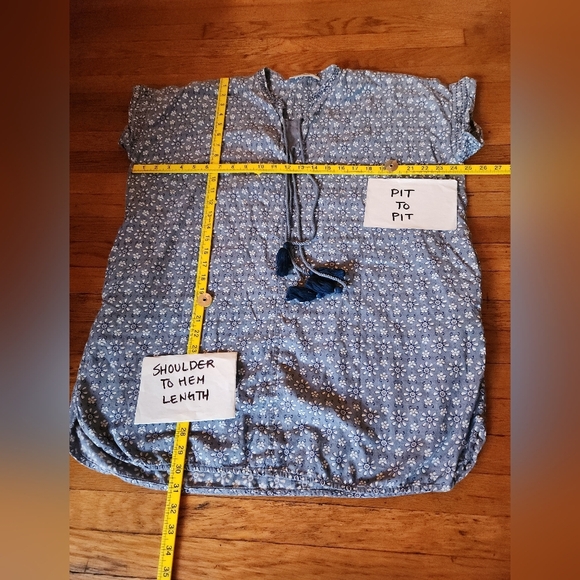 Roller Rabbit Wythe Cover-Up 100% Cotton Tunic Mini Dress - Picture 7 of 12